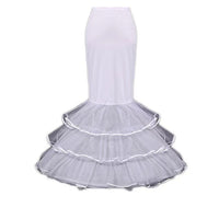 Mermaid Petticoat Flared Bottom Fishtail Petticoat Fitted Top