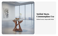 Small Occasional Table mug-likeLike Base Shaped Statue Table Sculptural Design Modern design for Interior Designers, Hallway