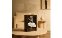 Tissue Box Cover with Wood Frame Rectangular Tissue Box Cover Decorative Decor for Ballerinas, Dancers, Living Room, Bedroom, Vanity