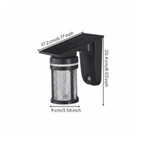 Waterproof Solar Globe Wall Light Decorative Solar Sphere Wall Lamp LED Outdoor Round Ball Light Energy Saving for Fence, Courtyard, Garden, Balcony