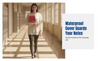 PP Waterproof Frosted Notebook, Creative Color, Loose-Leaf Design, Detachable Binder, Comfortable Writing