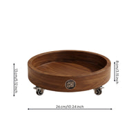 Rolling Botanical Trolley Heavy Duty Botanical Trolley with Wheels Sturdy Flower Pot Holder for Living Room