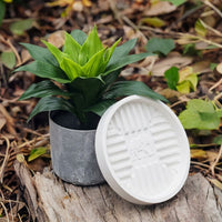 Plant Trays with Drip Tray Function, 44 Pack Stackable Plant Saucers, Smooth Flared Flower Pot Tray for Outdoor Plants and Floor Standing Use
