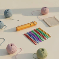 5 Pieces Lightweight Aluminum Bent Needle Long-Lasting Bent Yarn Needle Polished Surface for Craft Project