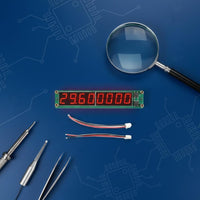Wide Measurement Range Frequency Display Component Selectable Gate Times Digital Frequency Counter Compact Design for Electronics Hobbyists