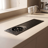 Embedded Cup Washer Built-in Countertop Cup Washer Low-Profile Drinkware Rinser for Baristas, Bartenders, Coffee Bar, Cafe, Kitchen Sink