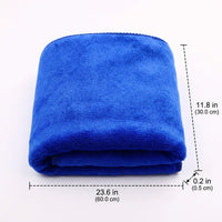 400 GSM Microfibre Cloth and Microfibre Towel, Super Absorbent Cloth for Car Washing, 30x60cm Microfibre Towel with Stitched Reinforced Edges
