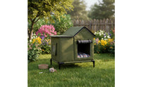 All-Season Foldable Pet House Detachable Waterproof Feline Shelter Collapsible Outdoor Feline House Weatherproof for Backyard, Garden, Patio