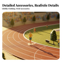 Architectural Model People DIY Undertaking Ready Miniature People Figurines Architectural Model Figure Realistic Features