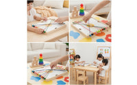 Untying Board with Cords Educational Wooden Puzzle Board Toy Long-Lasting Sturdy for Preschoolers, Homeschool, Classroom