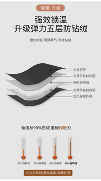 羽绒裤男士内穿2025新款冬季中老年加绒加厚零下40度防寒内胆棉裤