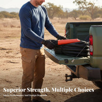 20-Ton Capacity Non-Road-Road Rescue Rope High Strength Tow Rope Elastic for Truck Owners, Emergency Towing, Roadside Assistance