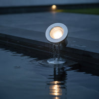 Underwater Light Housing Recessed Fountain Light Housing with Bracket Compact Rustproof for Professionals