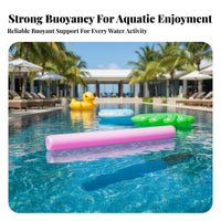 Inflatable Swimming PVC Hollow Water Float Portable Inflatable Pool Noodle for Adults, Beginners, Beach