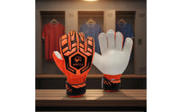 Goalkeeper Gloves with Finger Protection Guarding Goalkeeper Gloves with Finger Saves Adjustable for Goalkeepers, Young Goalies