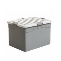 Large Capacity Wheeled Storage Bin with Lid Multi-Purpose Wheeled Latch Box sturdyDuty Rolling Container long-lasting Construction for Homeowners, Families, Playroom, Bedroom, Moving, Closet