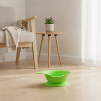 Pet Bowl with Suction Cup Easy-Clean Silicone Pet Bowl One-Piece for Cats, Floor, Travel