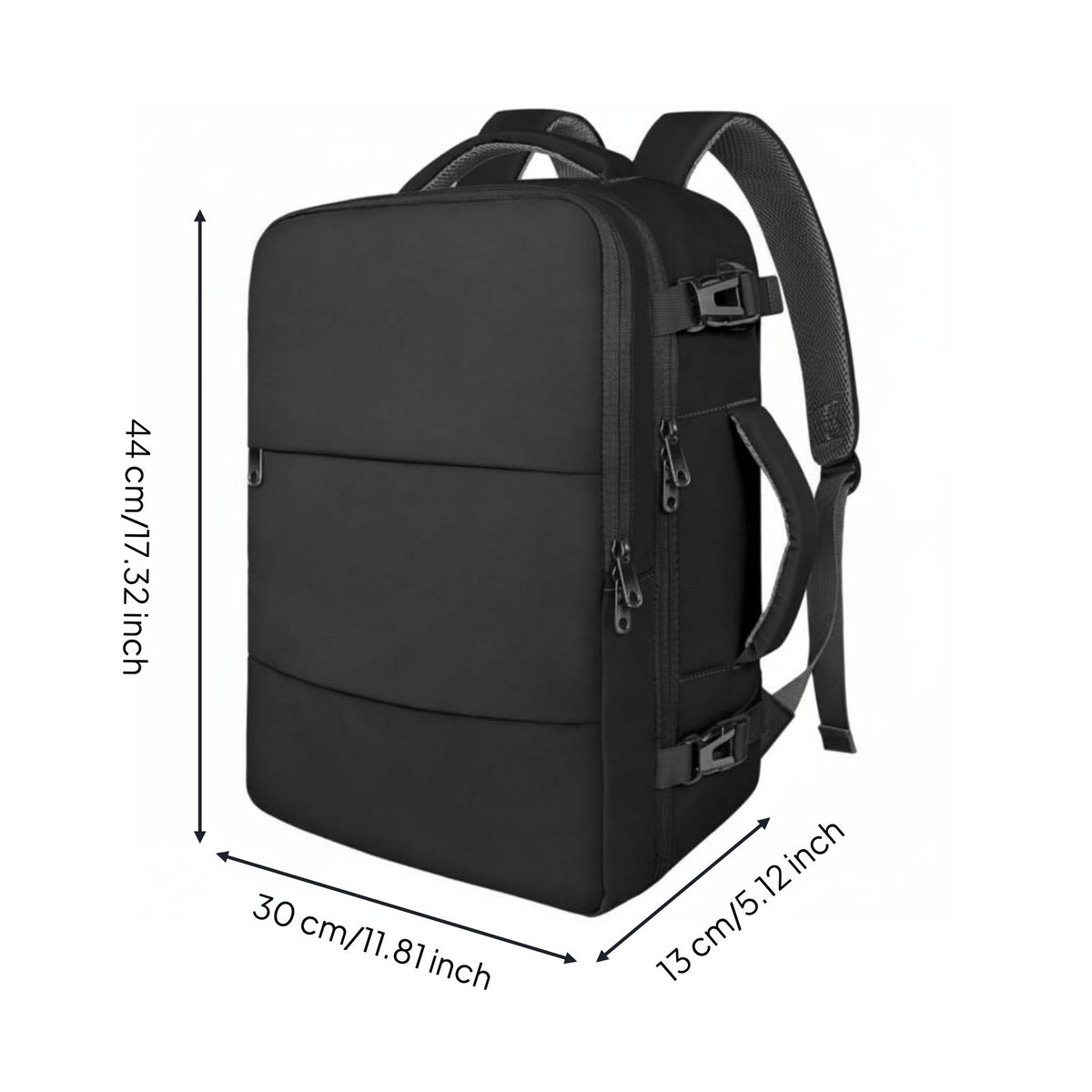 Large Capacity USB Charging Laptop Backpack Flight Approved Women's Travel Backpack Personal Bag for Travelers