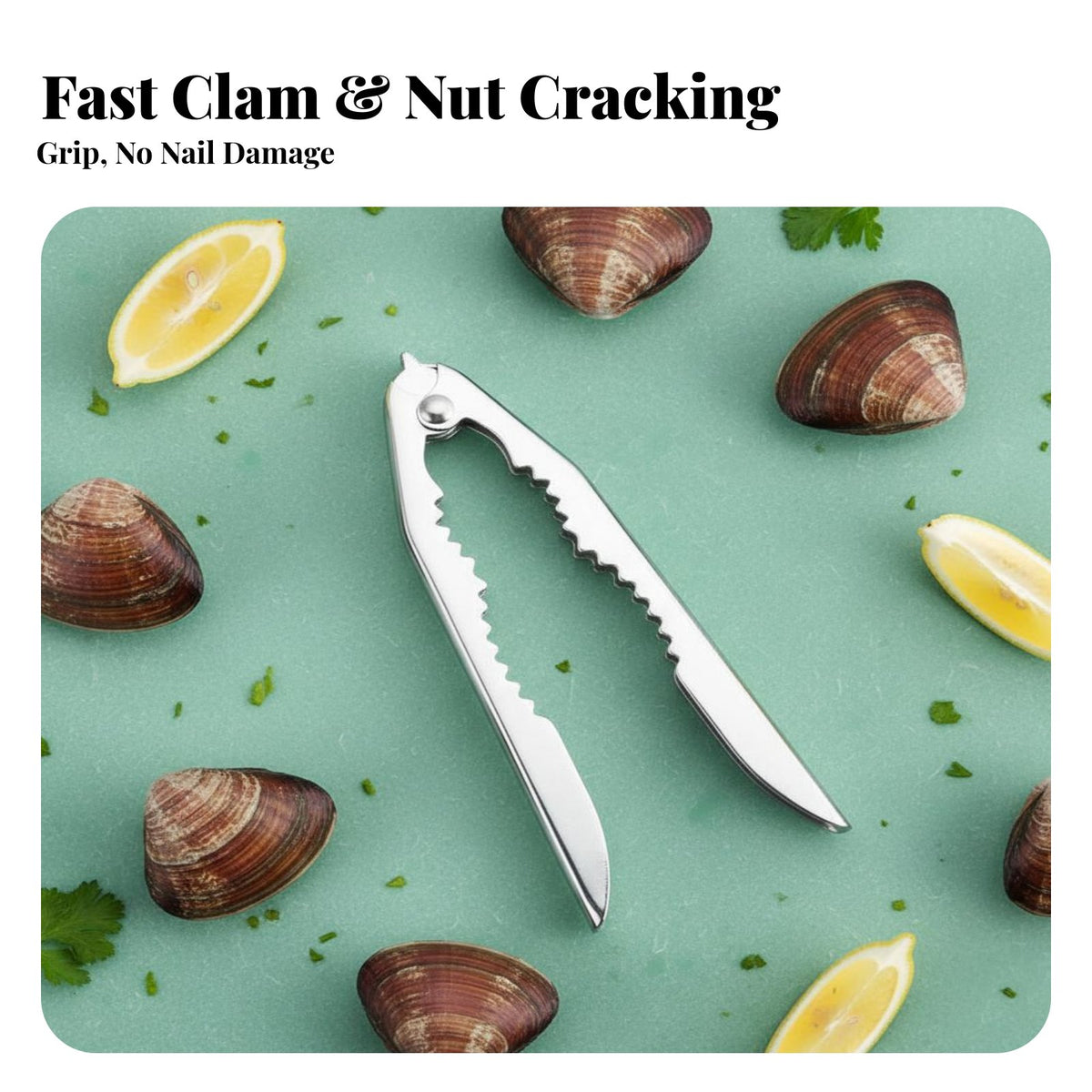 Clam Shell Unseal Er Multi-Functional Clam Unseal Er Plier Shell Unseal Er Tool Non-Slip Handle Seafood Sheller Tool