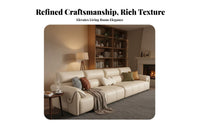 3-Seater Straight Sofa Modern Minimalist design 3-Seater Sofa Light Luxury Aesthetic Living Room Furniture for Homeowners, Families, Home, Lounge Area