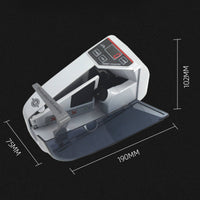 Bright Light Check Portable Funds Counter External LED Display Bill Counter for Cashiers, Shop Owners, Storage, Market, Office