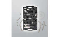Cycling Repair Tool Box Foam Compartments Bike Tool Kit Bike Repair Tools Easy to Use Sports Equipment Long-Lasting Steel