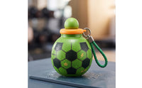 Football Cup Stainless Steel Insulated Cup with Strap Insulated Soccer Ball Water Bottle for Kids, Students, Outdoor Sports, School