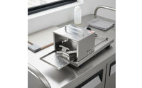 Manual Bread Cutter Easy to Use Stainless Steel Bread Cutter Manual Bagel Cutter Fast Slicing Commercial Kitchen Equipment