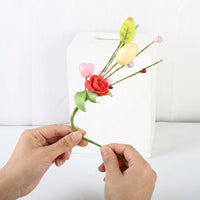 Artificial Easter Egg Branch Easy Maintenance Easter Egg Floral Stem Flexible Decorative Spring Twig Branch for Home Stylists, Wreath Making, Vases