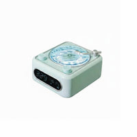Aurora Projection Vinyl Player Design Light Display Unit Water Wave Effect Multifunction Speaker Timepiece Multifunctional Night Light Multi-Functional for Gift Givers, Young Adults, Bedroom, Relaxation, Parties, Living Room