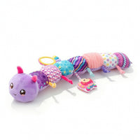 Musical Stuffed Toy with Ruler Soft Caterpillar Toy with Crinkle Music Sensory Stuffed with Rattle Textured for Babies, Infants, Newborns, Nursery, Crib, Tummy Time