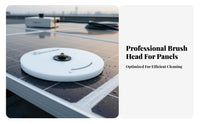 Export Quality Photovoltaic Panel Cleaning Brush Head Lightweight Design Solar Panel Washer Brush Accessory Power Scrubber Attachment for Maintenance Technicians, Professional Cleaners, Homeowners, Industrial Rooftops, Commercial Buildings, House Exterior