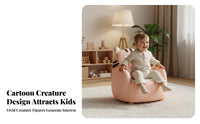 creatureShaped Plush Chair Soft and Comfortable cuddly stuffed Lounger Lightweight Toddler Armchair for Toddlers, Parents, storytime Corner, Playroom, Nursery