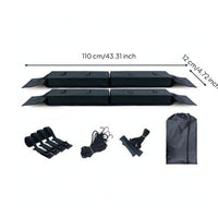 2 Pieces Universal Car Roof Soft Rack Padded Soft Roof Rack with Straps Sturdy Lightweight for Surfers
