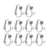 10 Pieces Curved Ear Clip Invisible No-Piercing Ear Clip Easy to Wear Non Piercing Earrings