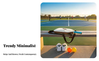 Pickleball Paddle Bag Fashionable Design Pickleball Crossbody Bag Racket Sport Accessory Adjustable Shoulder Strap Long-Lasting