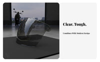 All-Season Half Helmet Windshield Universal Fit Motorcycle Helmet Visor Windproof Scratch Resistant for Motorcyclists, Scooter Riders