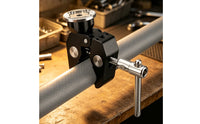 Locking Jaw Mount with T-Handle Adjustable Metal Camera Clamp Non-Slip for Content Creators