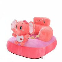 Anti-Fall Design Plush Sit-Training Chair Soft and Comfortable creatureShaped Sitting Trainer Easy to Clean infant Floor Seat Portable for Infants, Toddlers, Parents, play session, Nursery, Playroom, Living Room