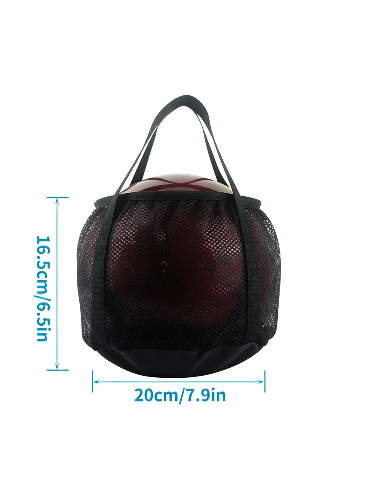 Basketball Mesh Carry Bag with Handle for Sports Balls