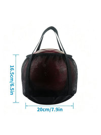 Basketball Mesh Carry Bag with Handle for Sports Balls