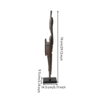 Abstract Sculpture Modern Tabletop Ornament Contemporary Statue for Bookshelf