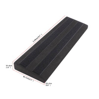 Molded Guitar Pedalboard Lightweight Foam Pedalboard Textured Finish Portable Guitar Pedal Board Recessed Channels