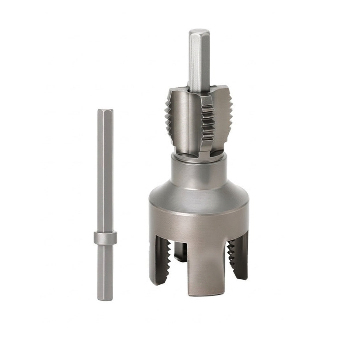 Threading with Hex Shank Resistant Pipe Threading