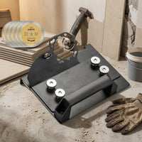 Scratch-Resistant Tile Beveling Guide Adjustable Tile Chamfering Tool Accurate Angle Grinder Guide Compact for DIYers