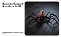 Spooky Arachnid with Glowing Eyes