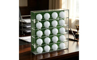 Ball Display Case 5-Tier Acrylic Display Case Clear Golf Ball Holder for Collectors, Sports Fans, Game Room, Clubhouse, Office