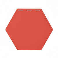 Hexagonal Training Mat Molded Floor Spot Markers  Low-Level Pad-Profile Training Gear for Athletes, Home Workouts