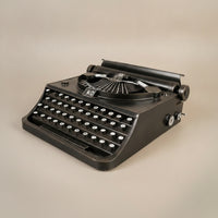 Iron Typewriter Model Compact Vintage Typewriter Decor Decorative for Bookshelf