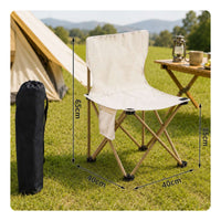 Folding Camp Chair Portable Camping Chair Foldable Lightweight for Campers, Fishing, Backyard